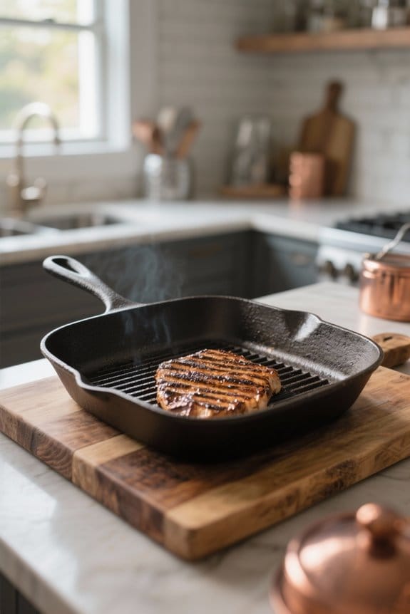 cast iron grill pan considerations