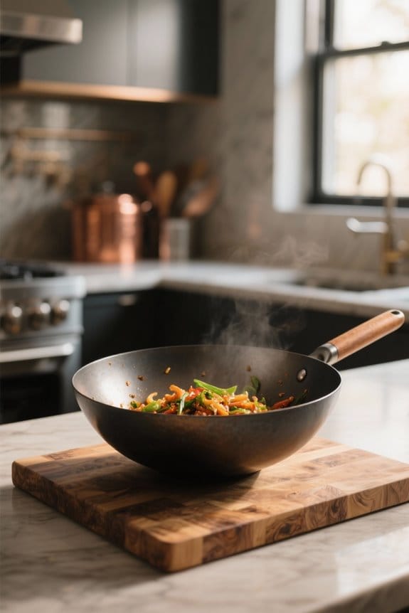 choosing a flat bottom wok