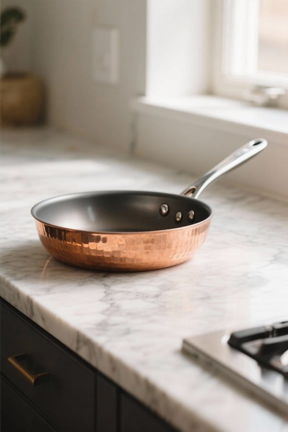 copper frying pan considerations