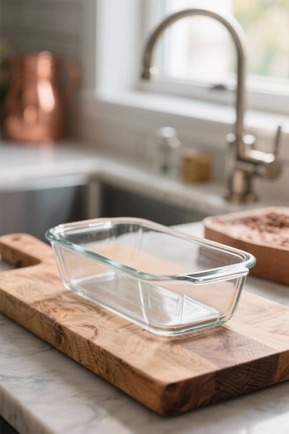 durable oven safe glass pan