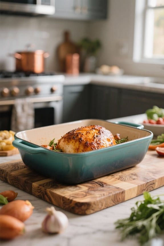 enamel roasting pan selection criteria
