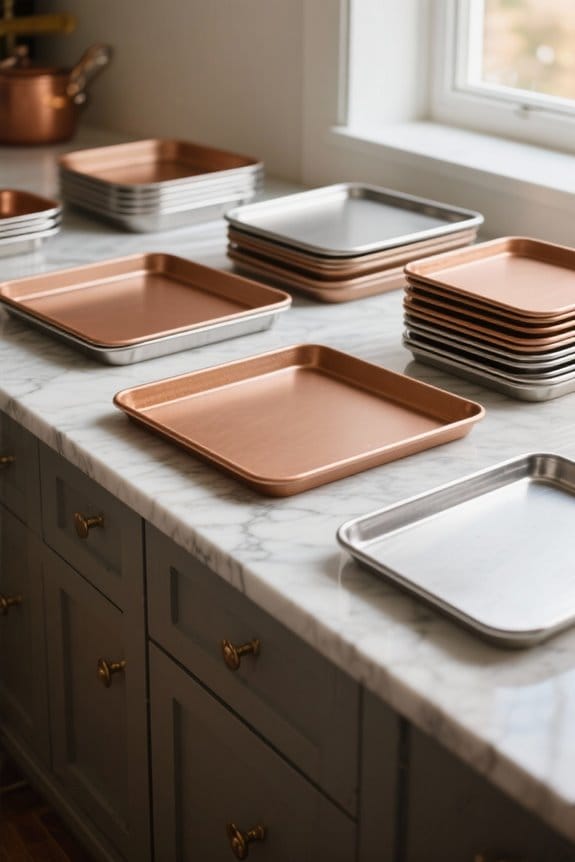 stainless steel baking sheets