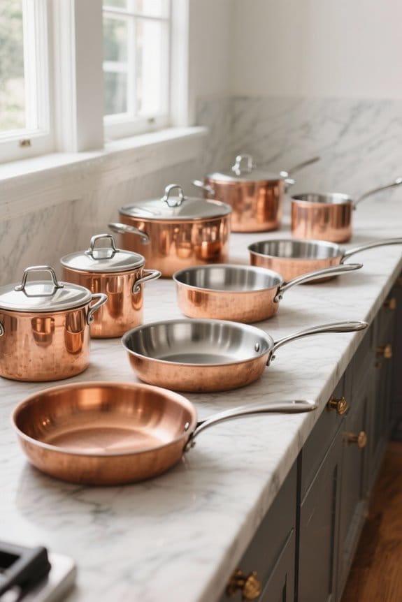 top copper cookware selections