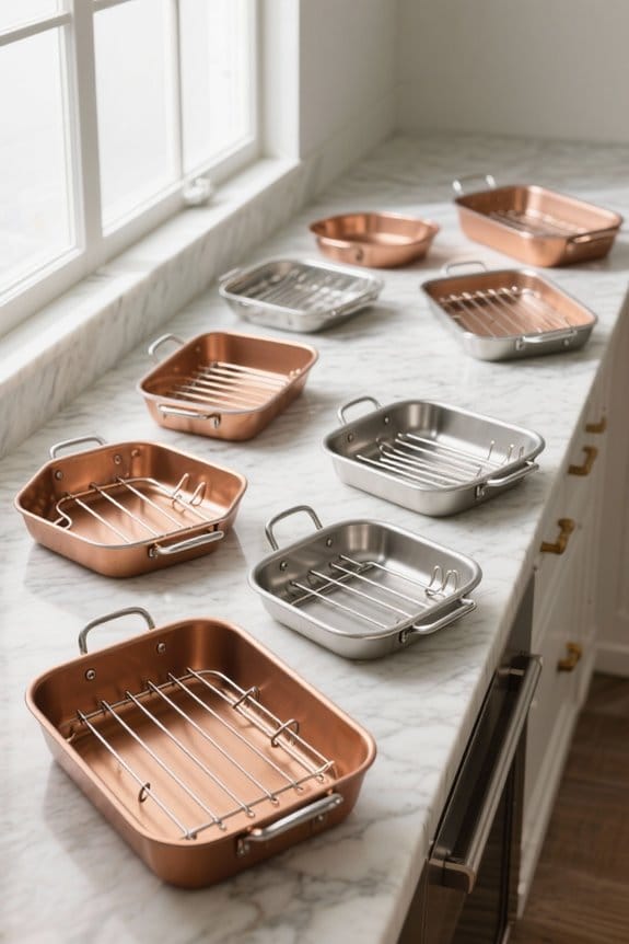 top roast rack pans