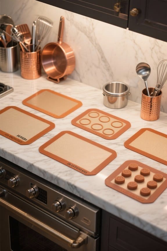 top silicone baking mats