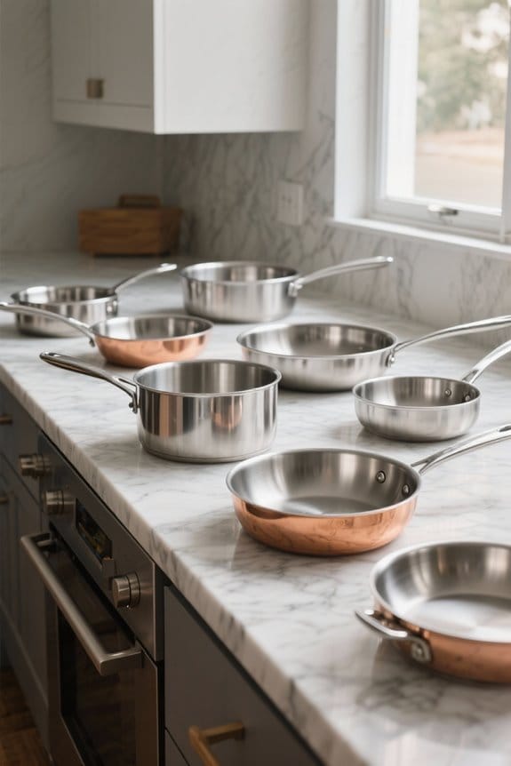 top stainless steel frypans