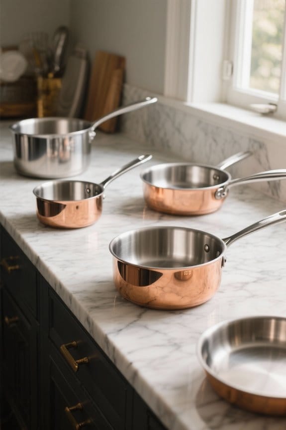 top stainless steel saucepans