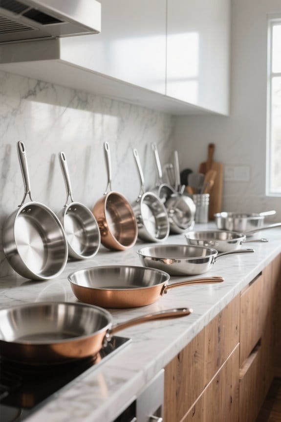 top stainless steel skillets
