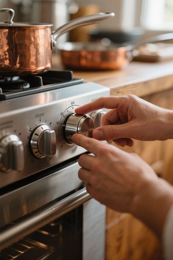 adjust baking time temperature
