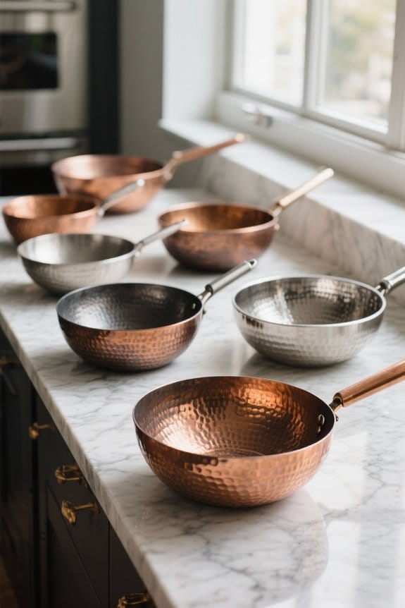 authentic hand hammered woks