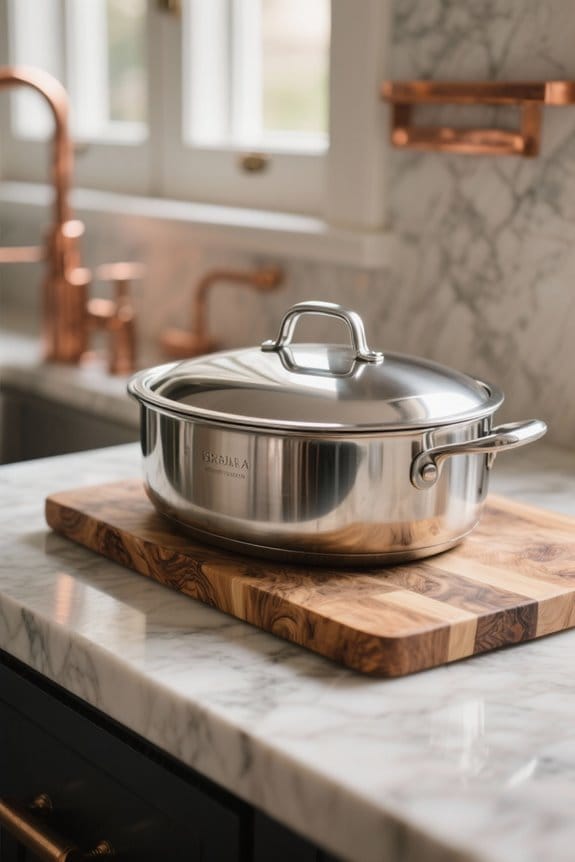 braiser capacity and material