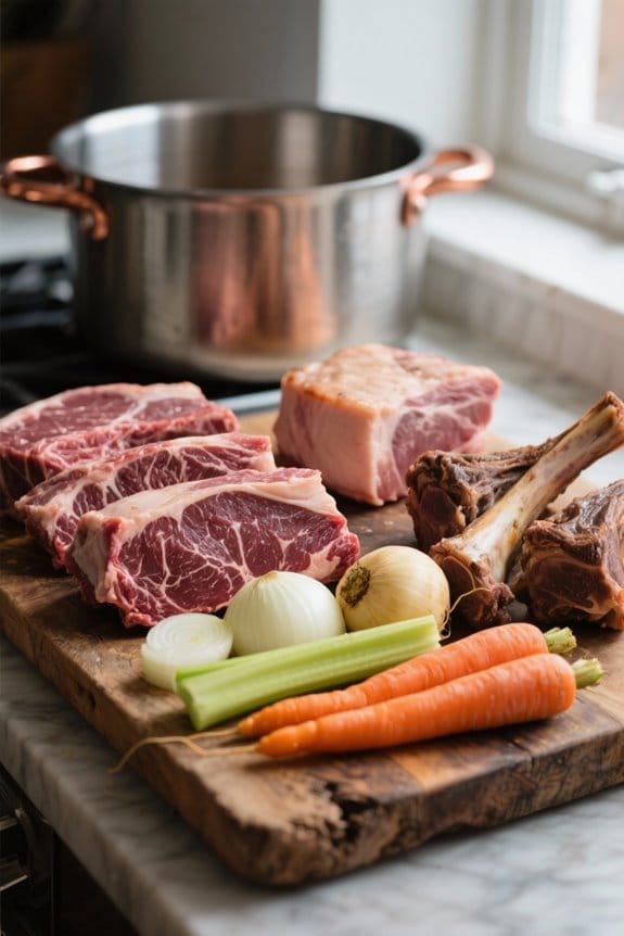 braising chooses meat vegetables
