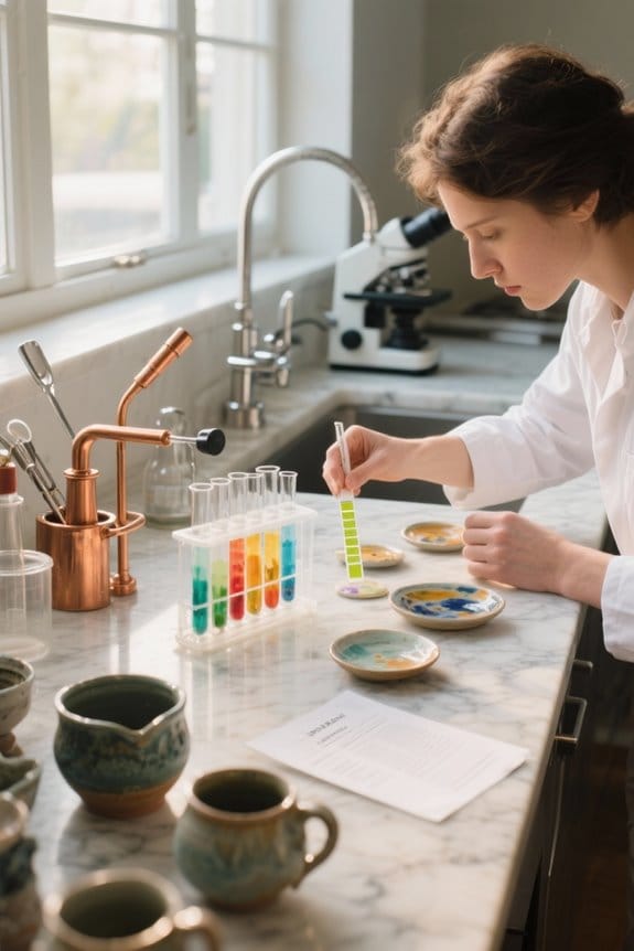 ceramic glaze safety testing