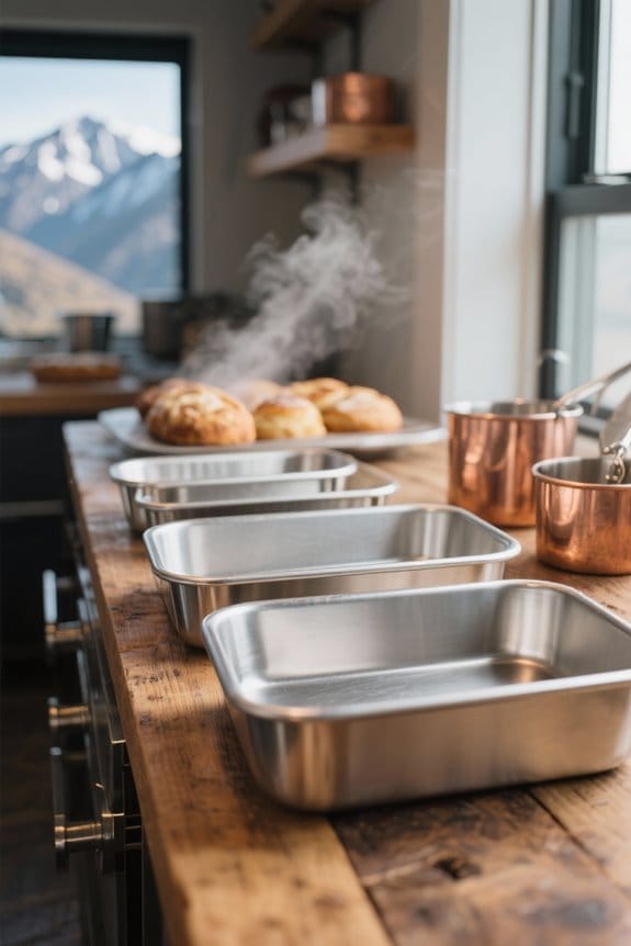 choosing appropriate baking pans