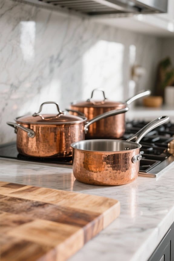 choosing copper saucepan factors