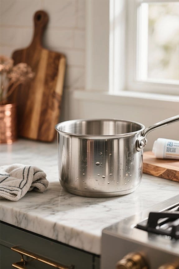 cleaning stainless steel surfaces