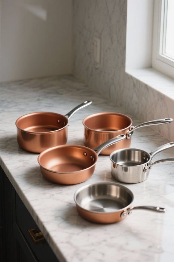 compact stylish cookware sets
