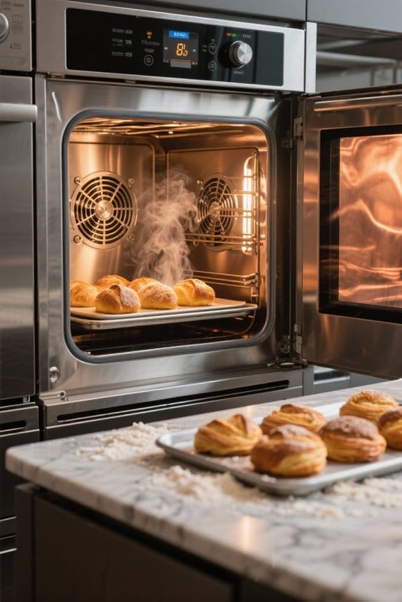 convection ensures even cooking