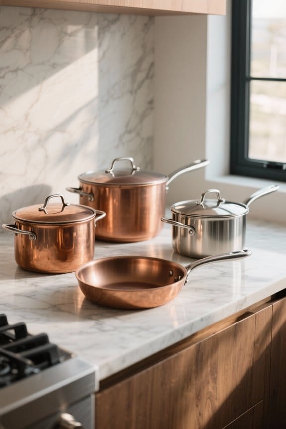 cookware material heat distribution