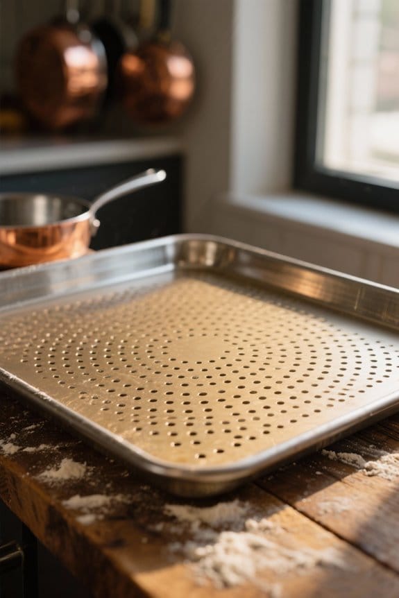 crispy crust even cooking