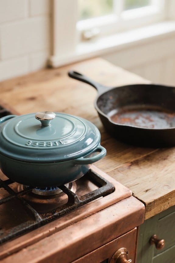 durability contrasts between cookware