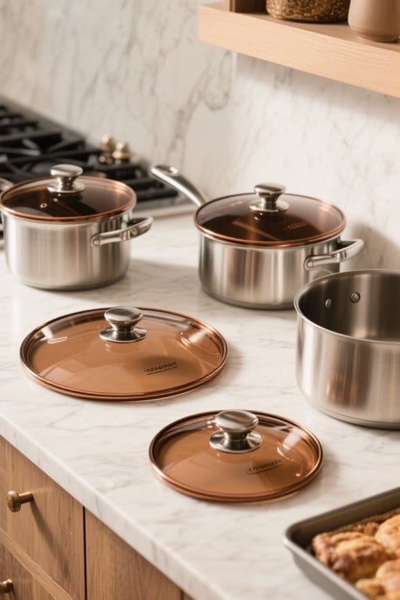 durable stylish kitchen lids