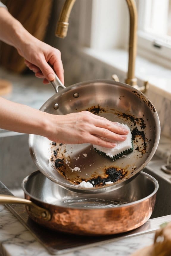 effective burnt food removal