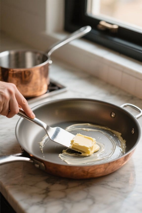 effective cake pan greasing