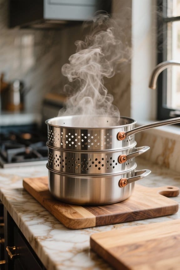 efficient steaming design features