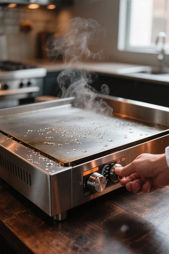 griddle plate thickness impacts response