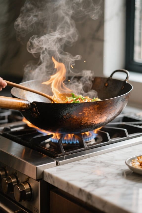 heat management in woks