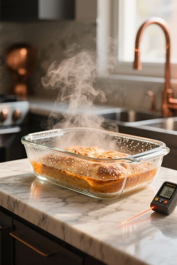 heat retention affects baking