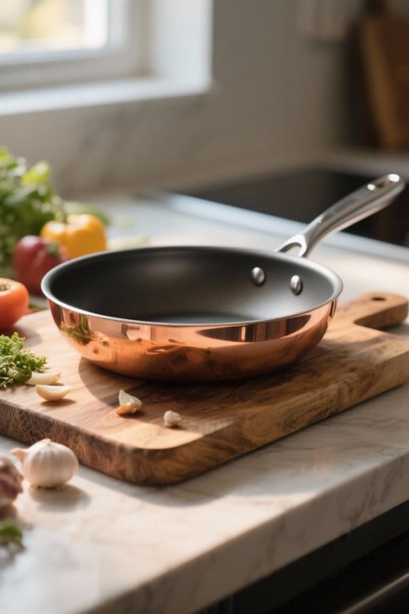 lightweight frying pan features
