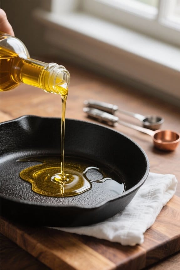 oil seasoning for cast iron