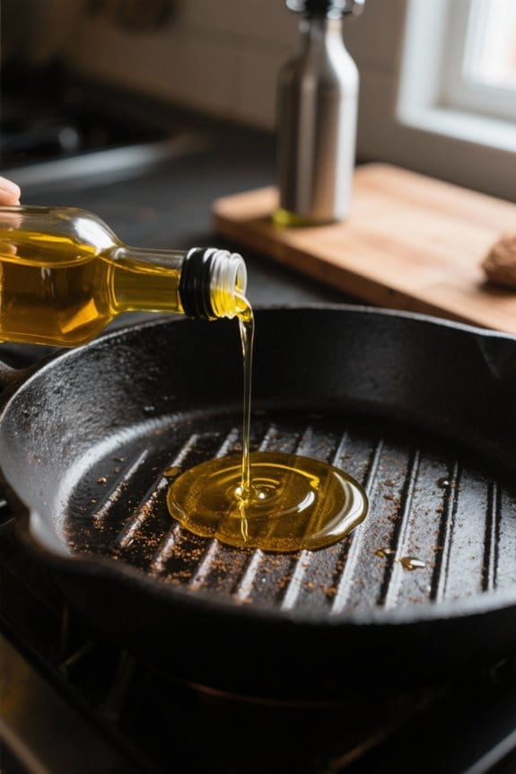 optimal oil for seasoning