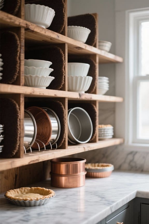 organized bakeware storage solutions