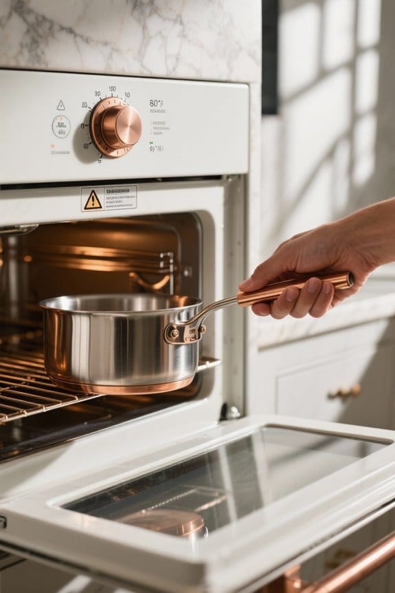 oven safety ensures cookware integrity