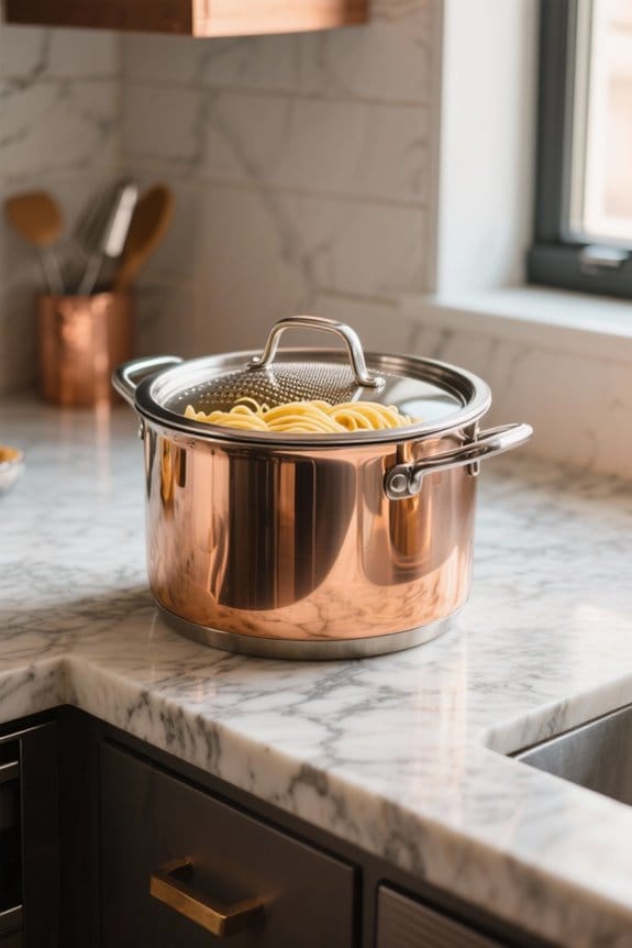 pasta pot strainer considerations