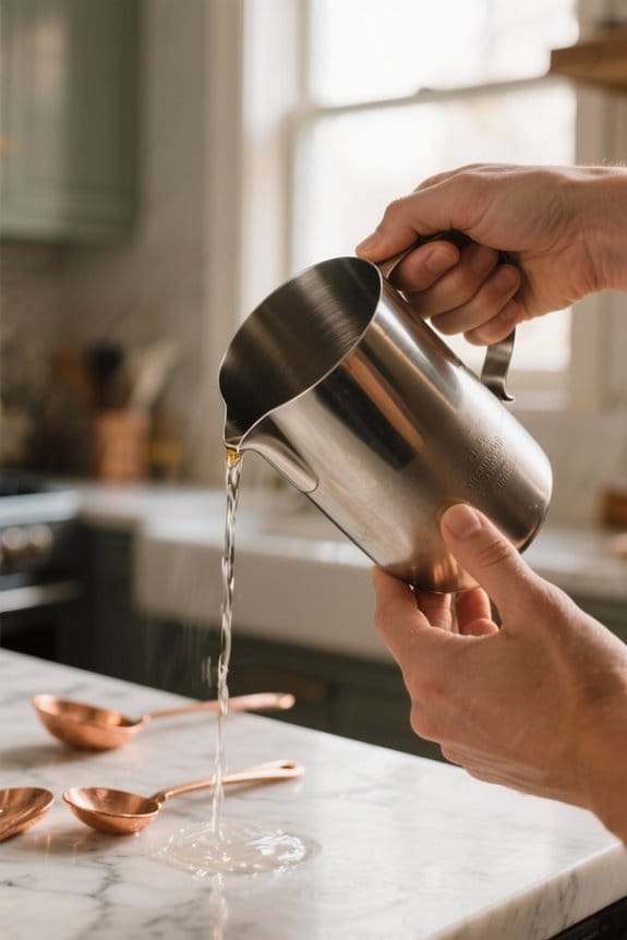 precision tools for pouring