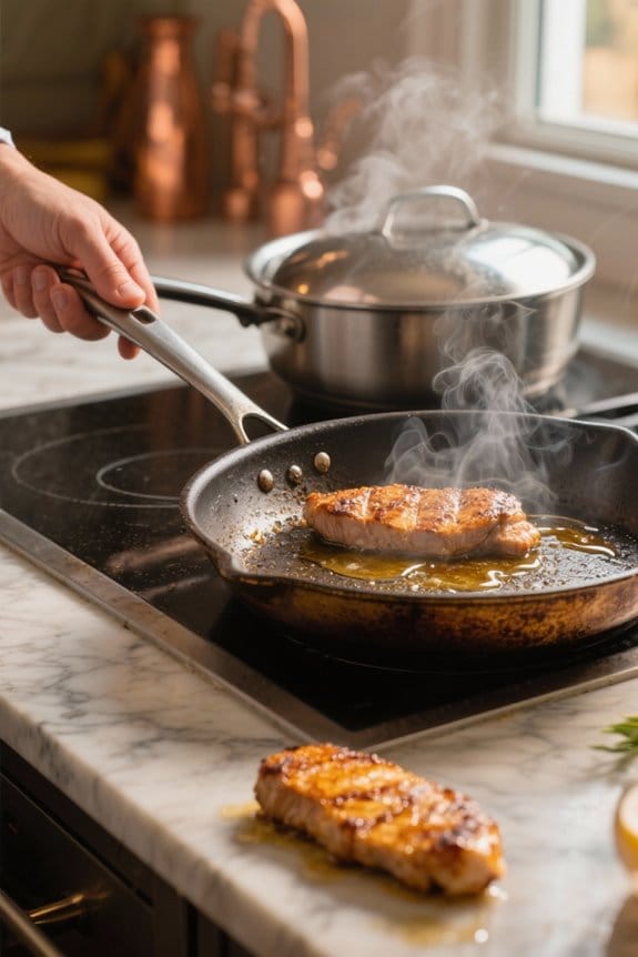 prevent sticking during cooking