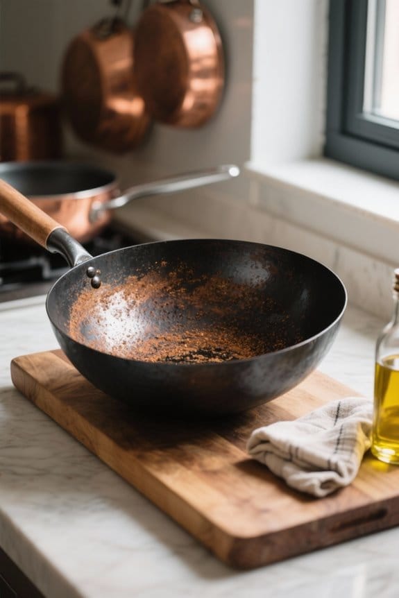proper care for woks