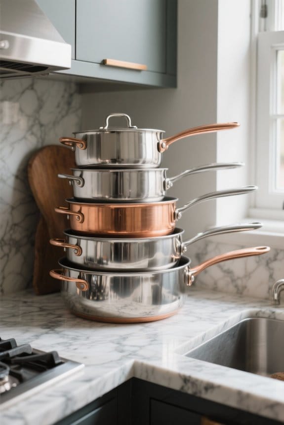 space efficient durable cookware