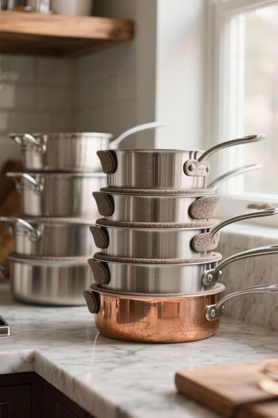 stackable cookware space savers