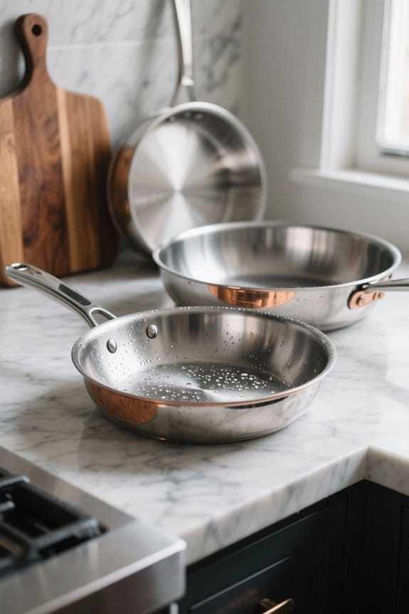 stainless steel pan maintenance