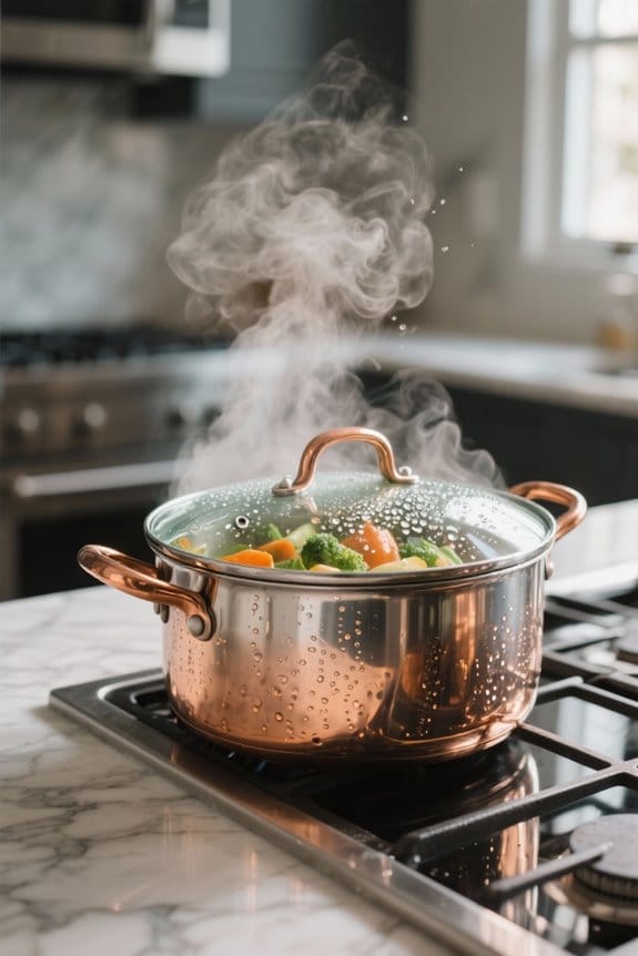steam enhances cooking efficiency