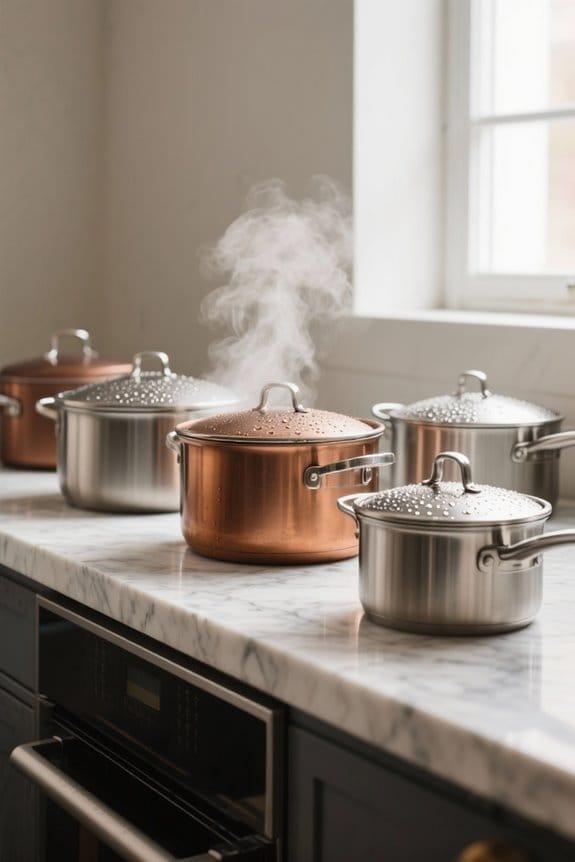 steam enhances covered cooking