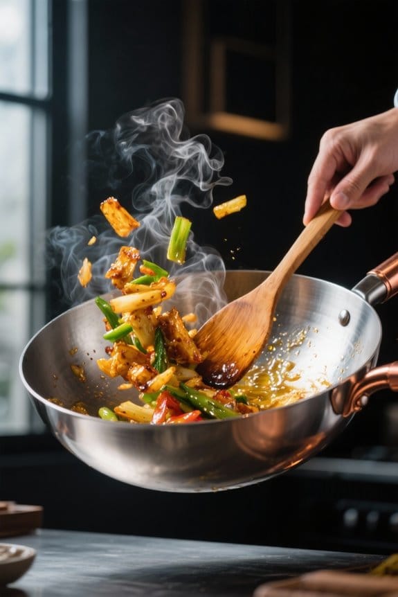 stirring enhances flavor development