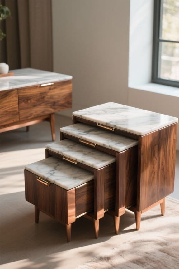 stylish and functional nesting furniture