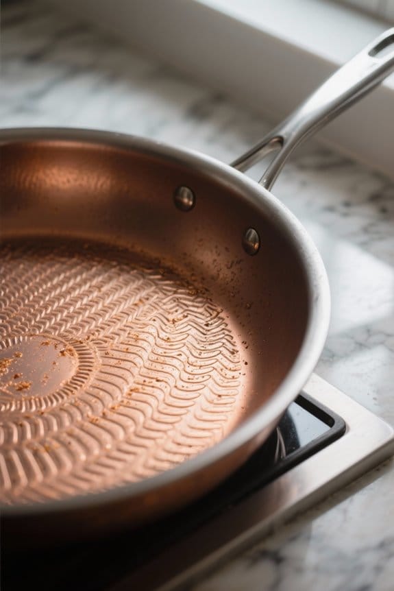 textured surfaces enhance cooking