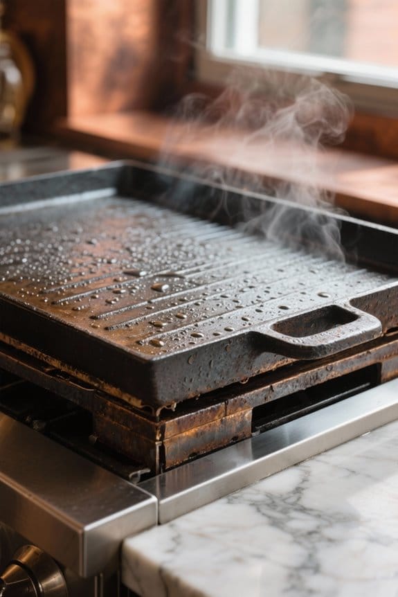 thicker griddles ensure consistency